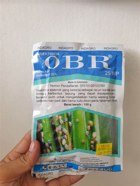 Insektisida Obr Grm Bahan Aktif Imidakloprid Obat Hama Wereng Coklat