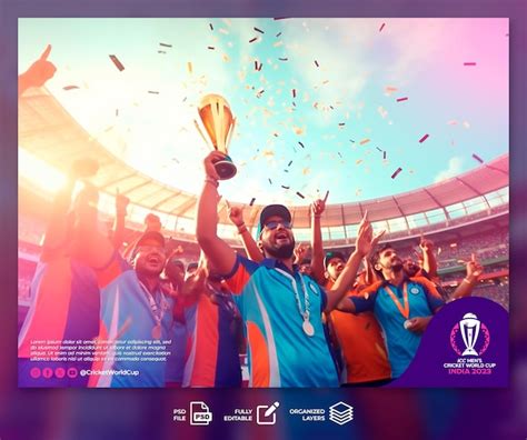 Indian National Cricket Team Celebrates The World Cup Victory Poster