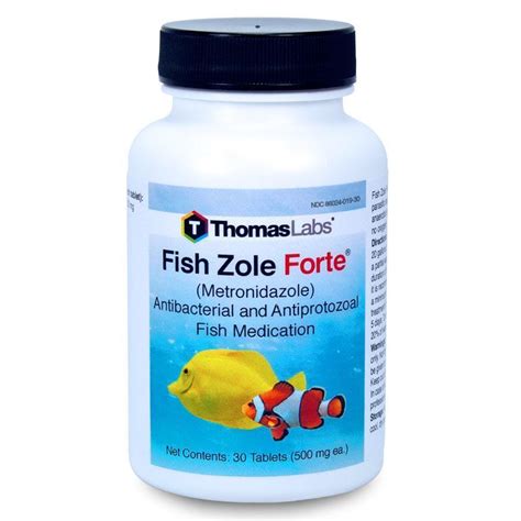 Thomas Labs Fish Zole Forte Metronidazole 500 Mg Free Shipping