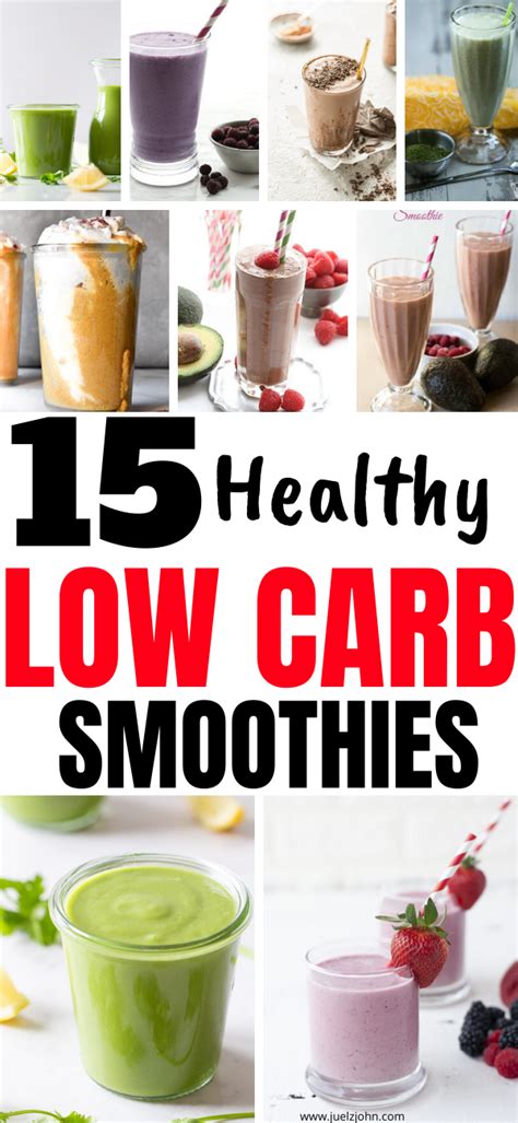 15 Easy Low Carb Smoothies To Help You Lose Weight Fast Juelzjohn