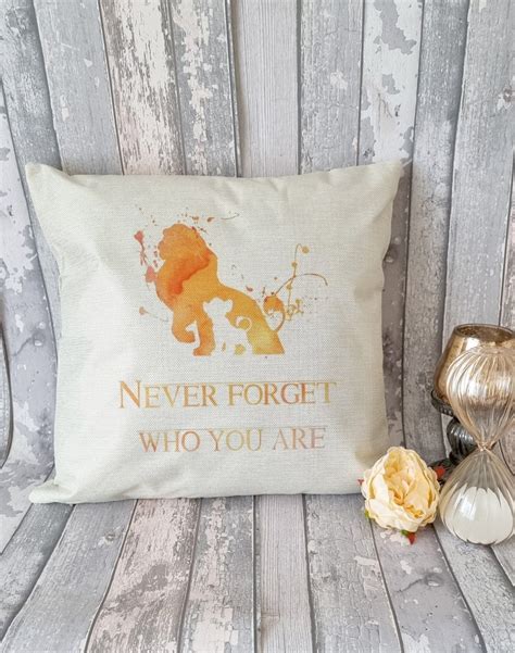 Double-sided Disney lion king Simba inspired quote Never | Etsy