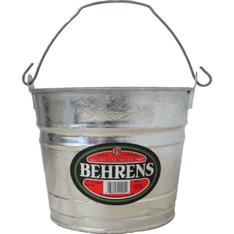 Behrens 10 Qt Galvanized Pail 1210gs The Home Depot