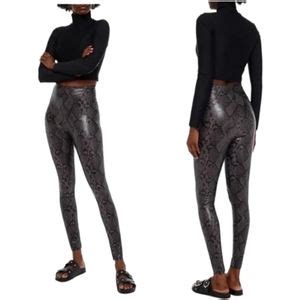 Commando Pants Jumpsuits Commando Faux Leather Snake Skin