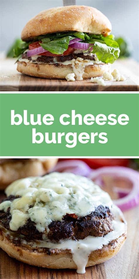 Easy Weeknight Blue Cheese Burgers Recipe Taste And Tell