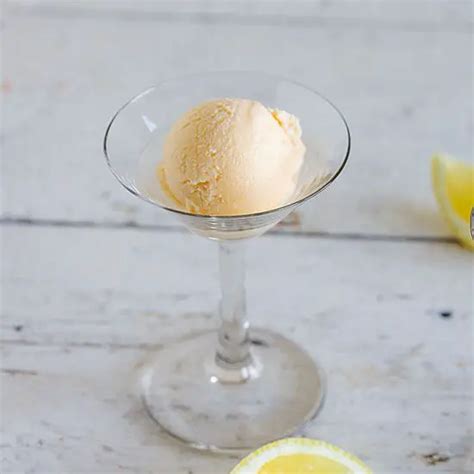 Lemon ice cream - Ohmydish