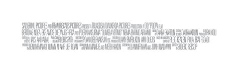 Movie Poster Credits Font Generator