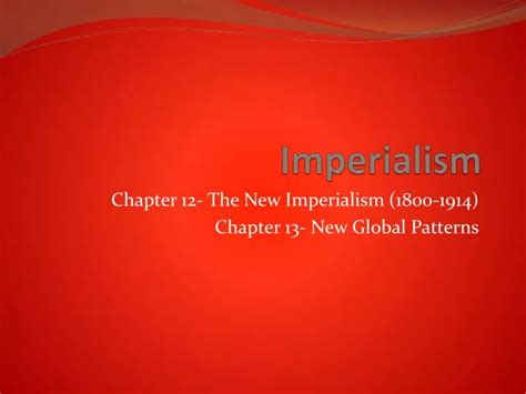 Ppt Imperialism Powerpoint Presentation Free Download Id2575743