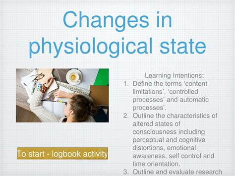 Ppt Changes In Physiological State Powerpoint Presentation Free