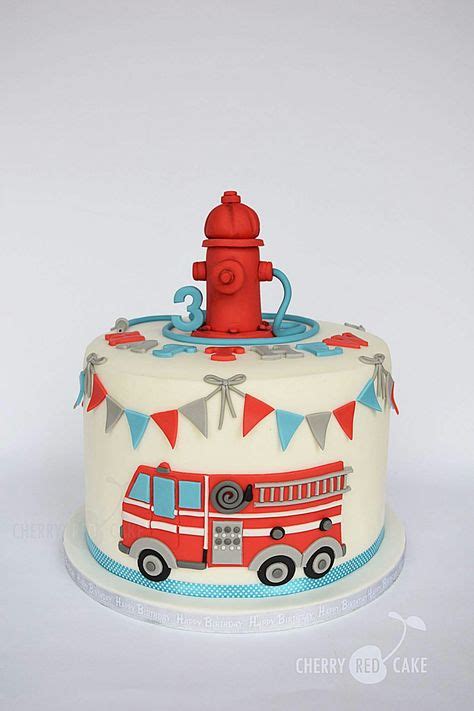 61 Fire Truck Cakes Ideas Firetruck Cake Firetruck Birthday Truck Cakes