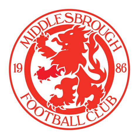 Middlesbrough FC logo, Vector Logo of Middlesbrough FC brand free ...