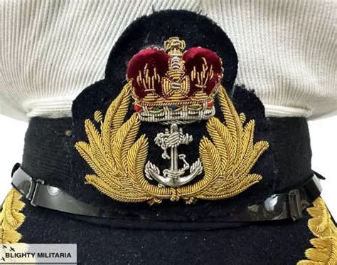 Original 1980s British Royal Navy Commander S Hat By Gieves And Hawkes In Hats