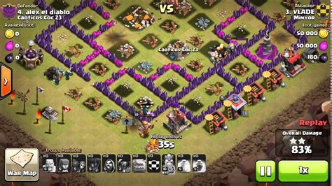 How To 6 Star Agains Strong Th8 War Base Gowipe Attack Strategy Clash