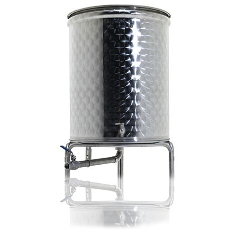 Sansone Welded Conical Stainless Steel Barrels Liters