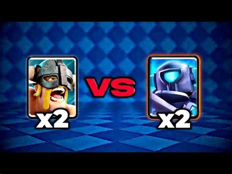 Elite Barbarians Vs Mini Pekka In Clash Royale Youtube