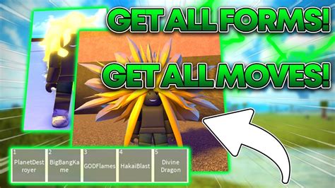 Roblox Dragon Ball Revenge Script Get All Forms Get All Moves