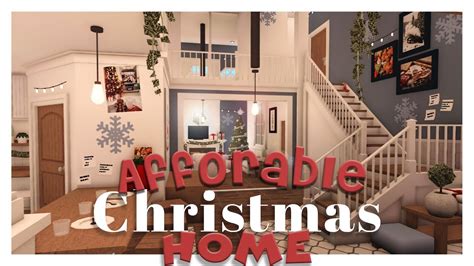 Affordable Christmas Home Bloxburg No Advanced Placing No Large