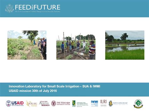 Photo Credit Goes Here Innovation Laboratory For Small Scale Irrigation