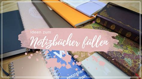 Meine Notizbücher Ideen zum füllen Journaling Gratitude