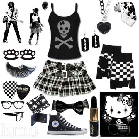 Emo By Purpleblackblue On Polyvore Featuring Boy London Forever 21