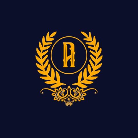 Premium Vector A Letter Royal Luxury Logo Template In Vector Art For