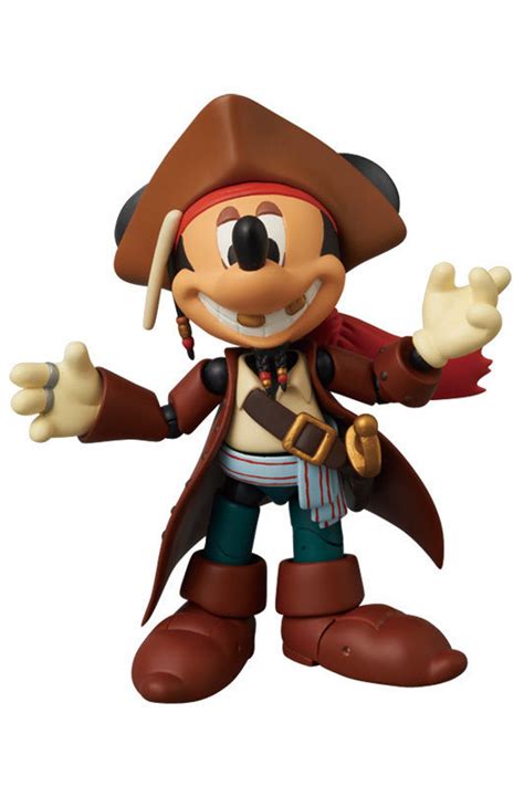 Medicom Maf 49 Miracle Action Figure Disney Mickey Mouse Jack Sparrow Version Plaza Japan