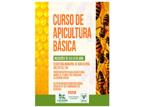 Inscri Es Abertas Para O Curso De Apicultura B Sica Na Comunidade