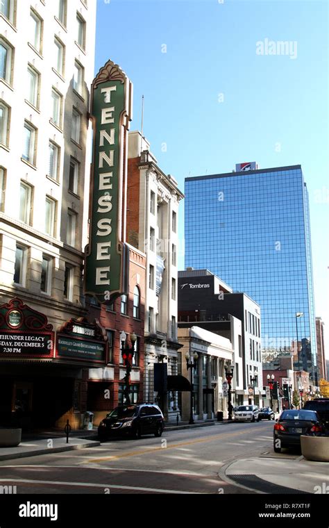 Tennessee Theatre In Downtown Knoxville Tn Stock Photo Alamy