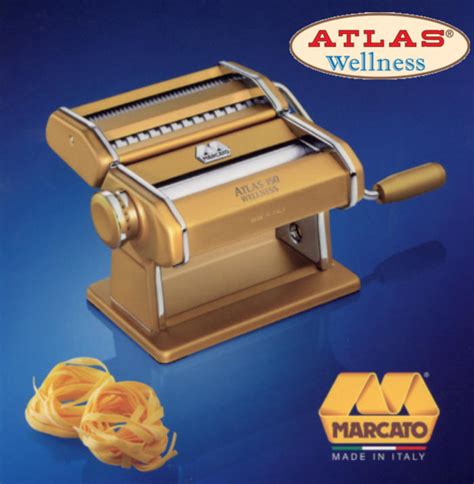 Nudelmaschinen Marcato Atlas Wellness Deluxe Noodle Pasta Machine