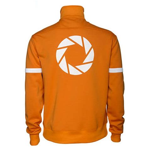 Portal 2 Aperture Test Subject Track Jacket Track Jackets Think Geek