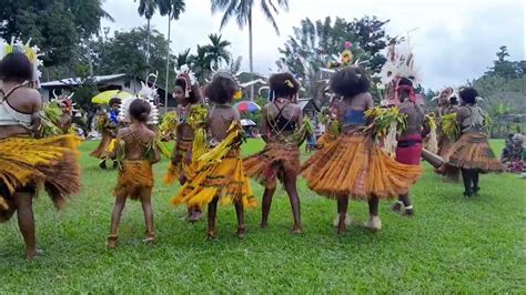 Traditional Dancers From Kairuku Central Province Of Papua New Guinea