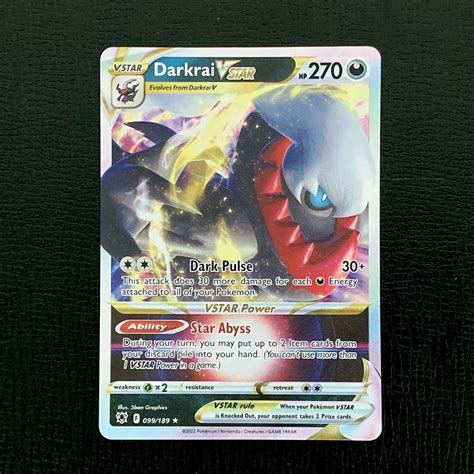 Pokemon Tcg Darkrai Vstar Ultra Rare Astral Radiance F