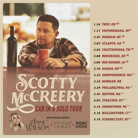 Scotty Mccreery Tour 2025 Setlist Mead Mellie