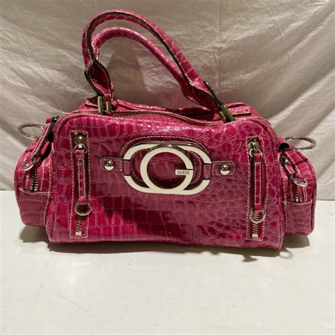 Guess Womens Handbag Pink S