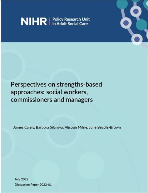 Perspectives On Strengths Based Approaches Social Workers