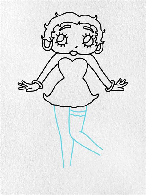 How To Draw Betty Boop Helloartsy