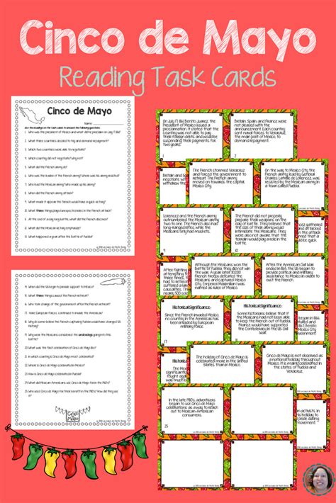 Cinco De Mayo English Reading Comprehension Activity Reading