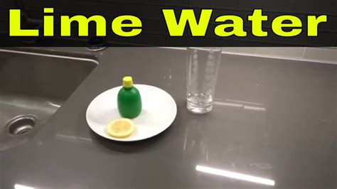 How To Make Lime Water Full Tutorial Flavored Water Youtube