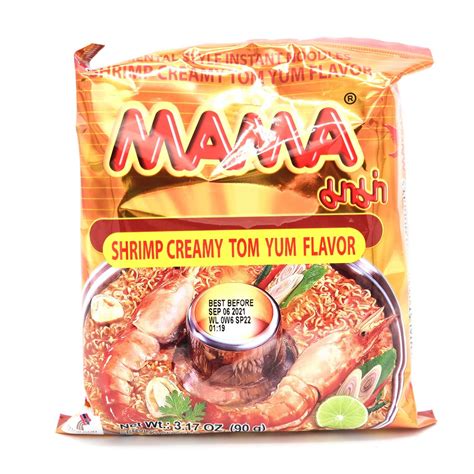 Mama Shrimp Creamy Tom Yum Flavor Instant Ramen Oz G Well