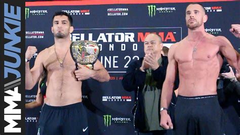 Bellator London Ceremonial Weigh In Highlights Youtube