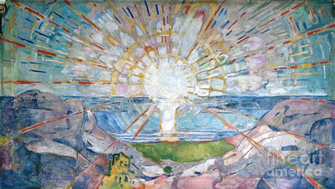 The sun Painting by Edvard Munch - Pixels