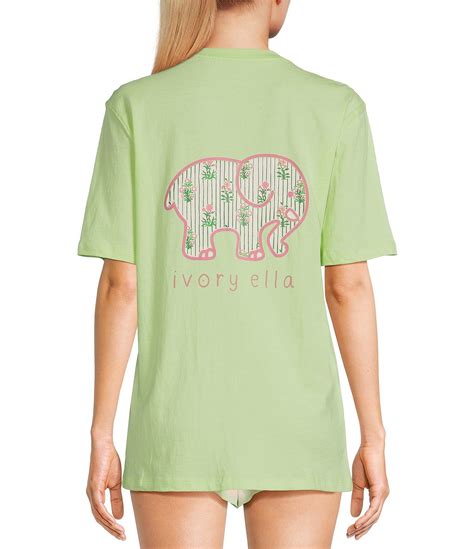 Ivory Ella Sweet Flowers Graphic T Shirt Dillards