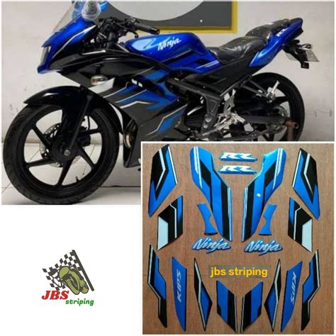 Jual Stiker Ninja Rr Striping Kawasaki Ninja RR SE Biru Tahun 2015 List