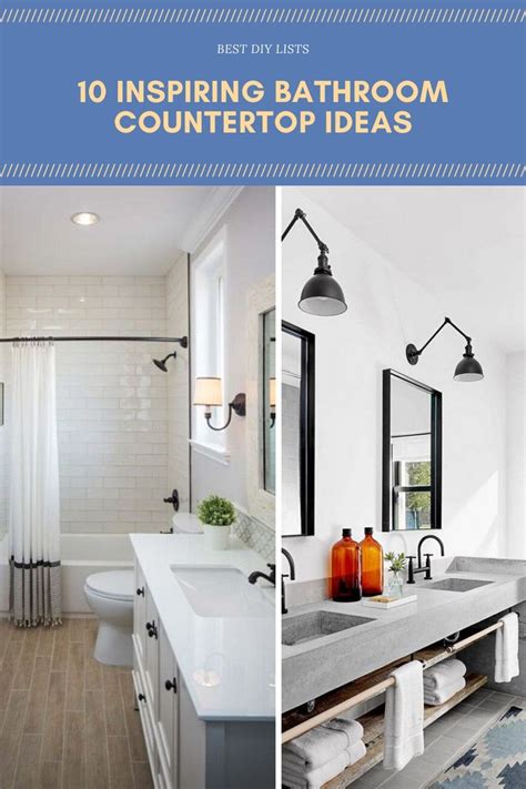 Bathroom Countertop Ideas | Bathroom countertops, Countertops, Bathroom