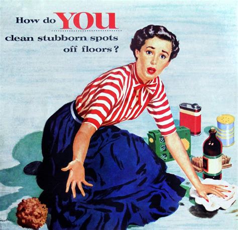 How To Be A Perfect 50s Housewife Cleaning Your Home Click Americana