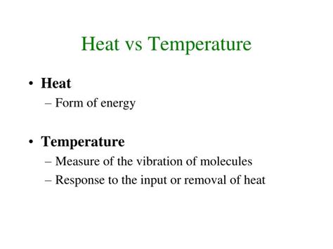 Ppt Heat Vs Temperature Powerpoint Presentation Free Download Id755846