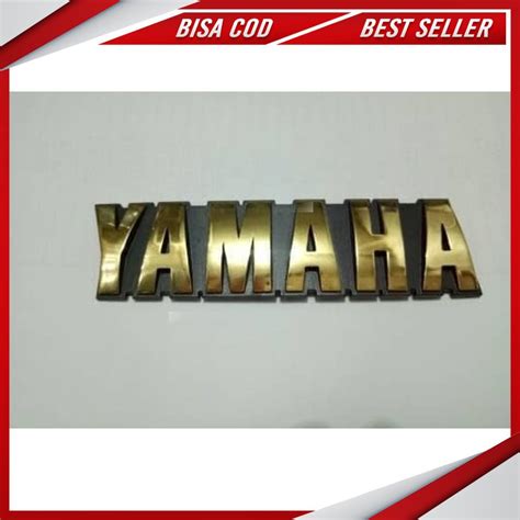 Jual Promo EMBLEM TANGKI TULISAN YAMAHA RX KING MIRIP ORI SEPASANG