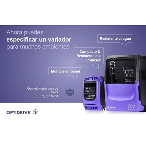 Variador INVERTEK E3 1 HP 4 3 Entrada 220VAC Salida