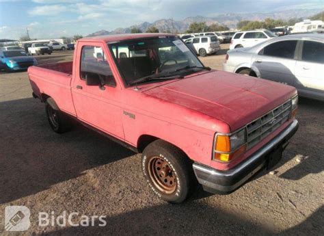 1989 Ford Ranger 1ftcr10axkua99617 Bid History Bidcars