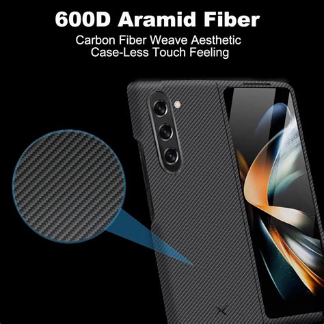 Dupkev Funda De Fibra De Carbono Para Samsung Galaxy Z Fold