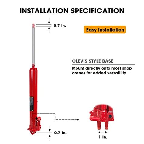 BIG RED T30306 Torin Hydraulic Long Ram Jack With Single Piston Pump